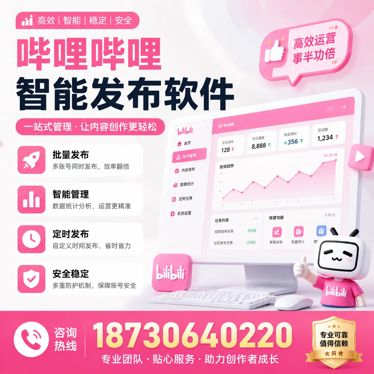 如何评估哔哩哔哩智能发布软件的ROI?泸州 企业必读